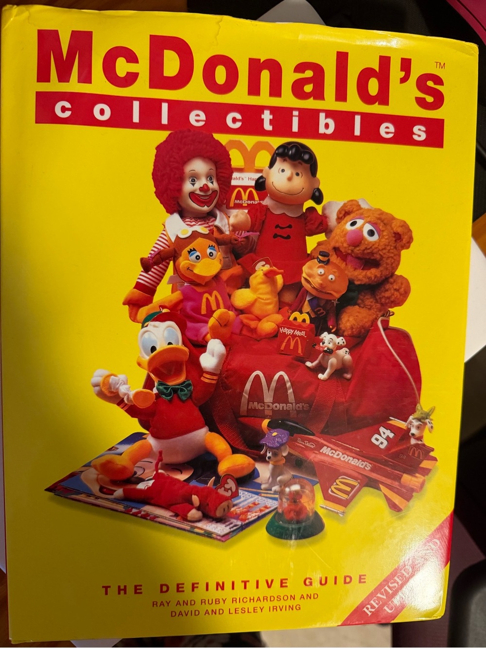 McDonald's Yellow & Red Collectibles Cover with Multicolored Plushs